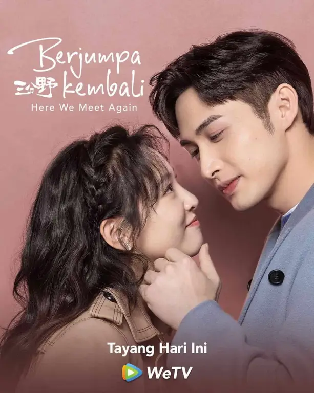 Adegan romantis dalam drama Here We Meet Again