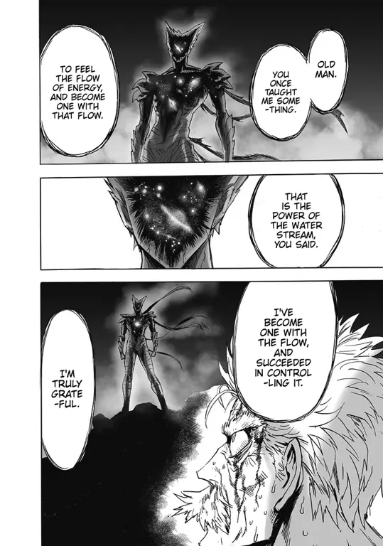 Cuplikan Aksi di One Punch Man Chapter 196 Gambar dari halaman manga One Punch Man Chapter 196