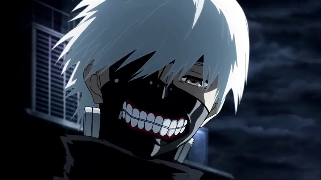 Cuplikan Anime Tokyo Ghoul Gambar cuplikan anime Tokyo Ghoul