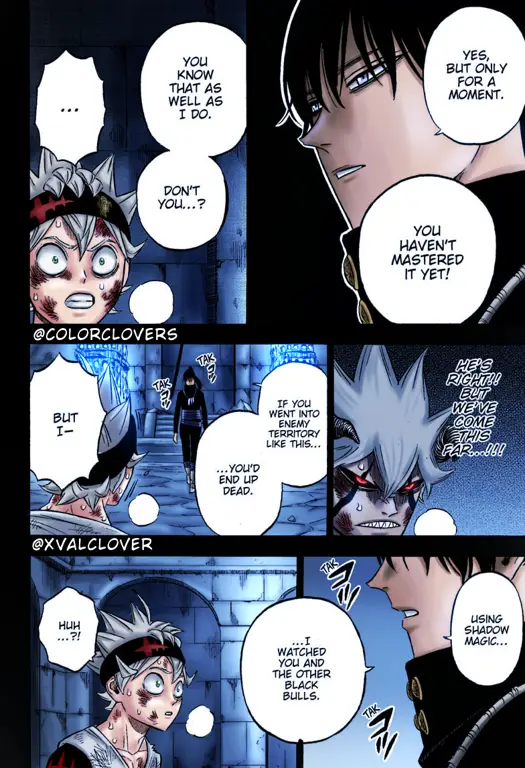 Panel-panel menarik dari Black Clover chapter 273