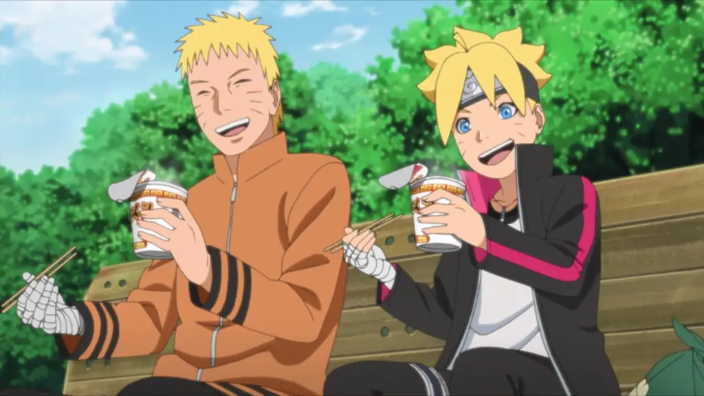 Gambar cuplikan adegan menarik dari Boruto episode 136