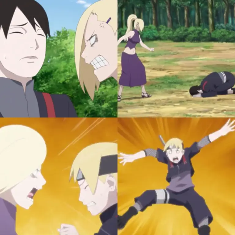 Gambar cuplikan adegan dari Boruto episode 140