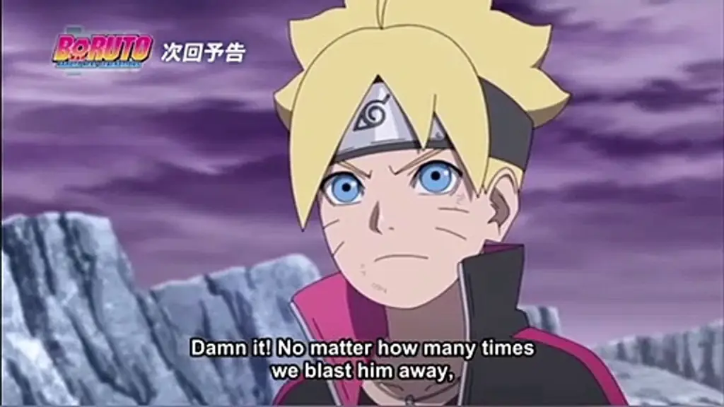 Gambar cuplikan adegan dari Boruto episode 207