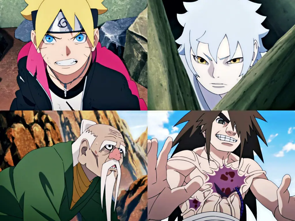 Gambar cuplikan adegan Boruto episode 91