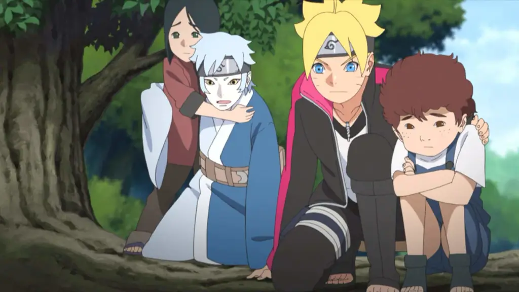 Gambar cuplikan episode terbaru Boruto