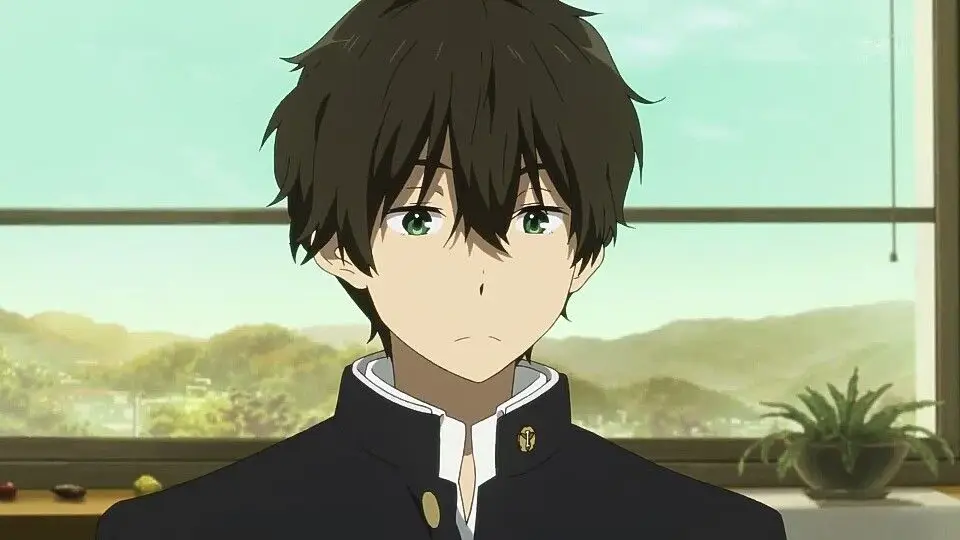 Cuplikan gambar dari anime Hyouka