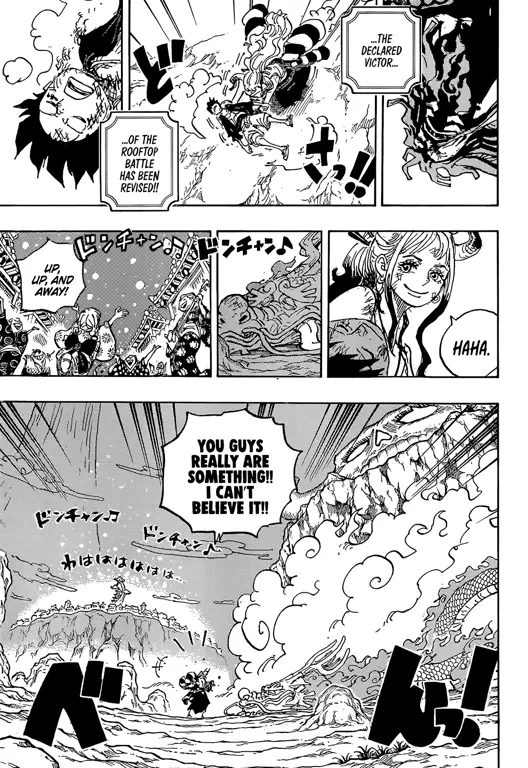 Cuplikan gambar One Piece chapter 1050 tanpa spoiler