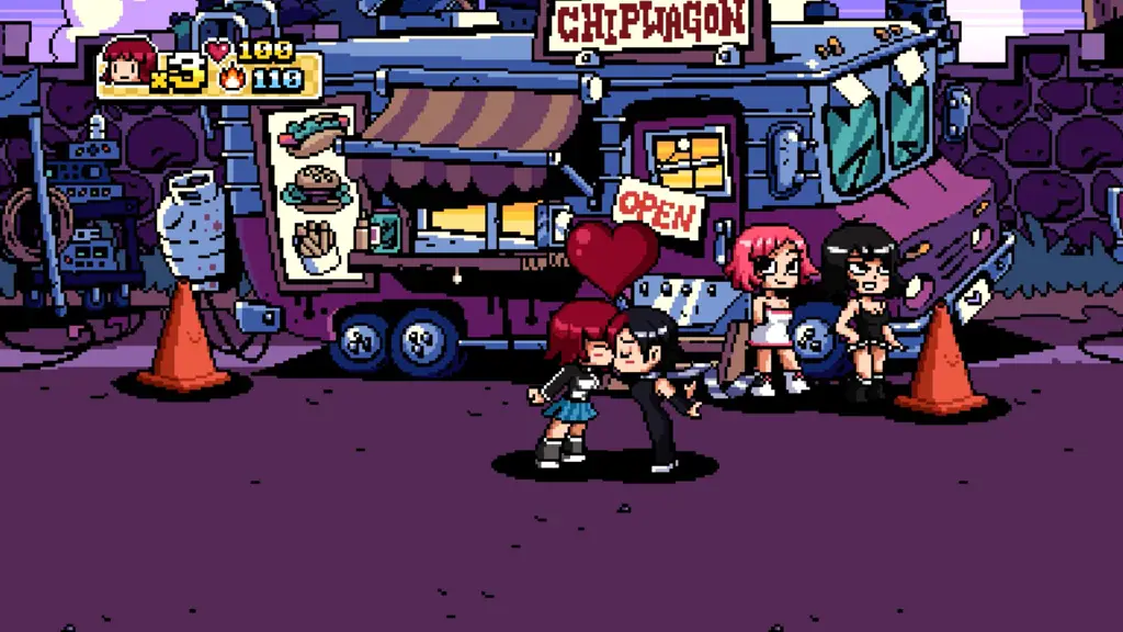 Gambar cuplikan video game Scott Pilgrim