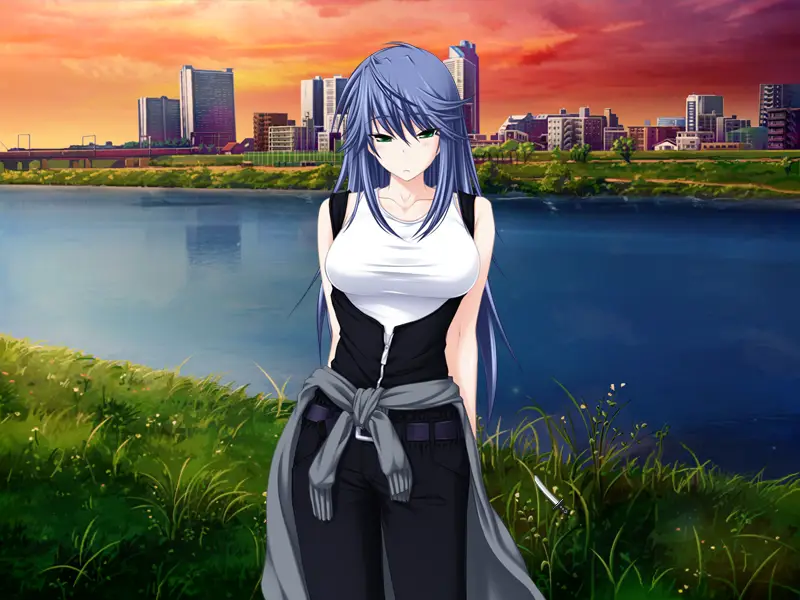 Screenshot gameplay Majikoi Oh Samurai Girl