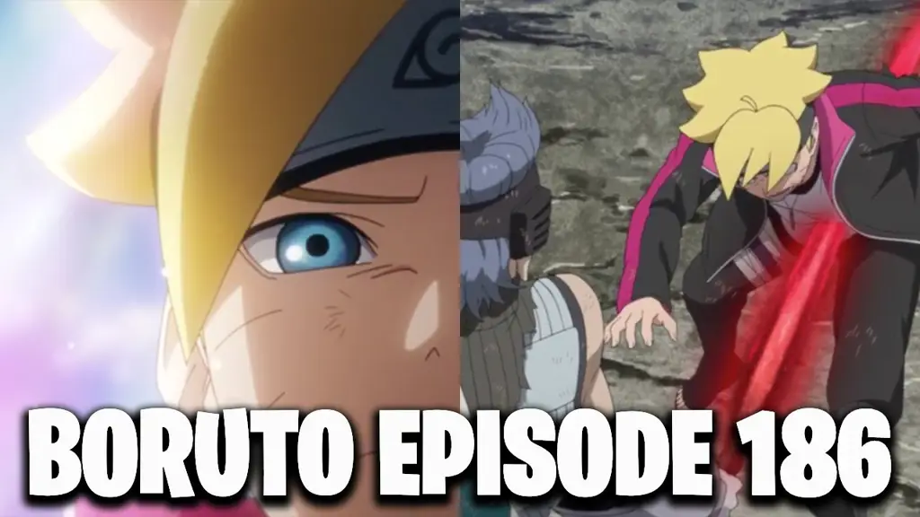 Gambar cuplikan adegan dari Boruto episode 186