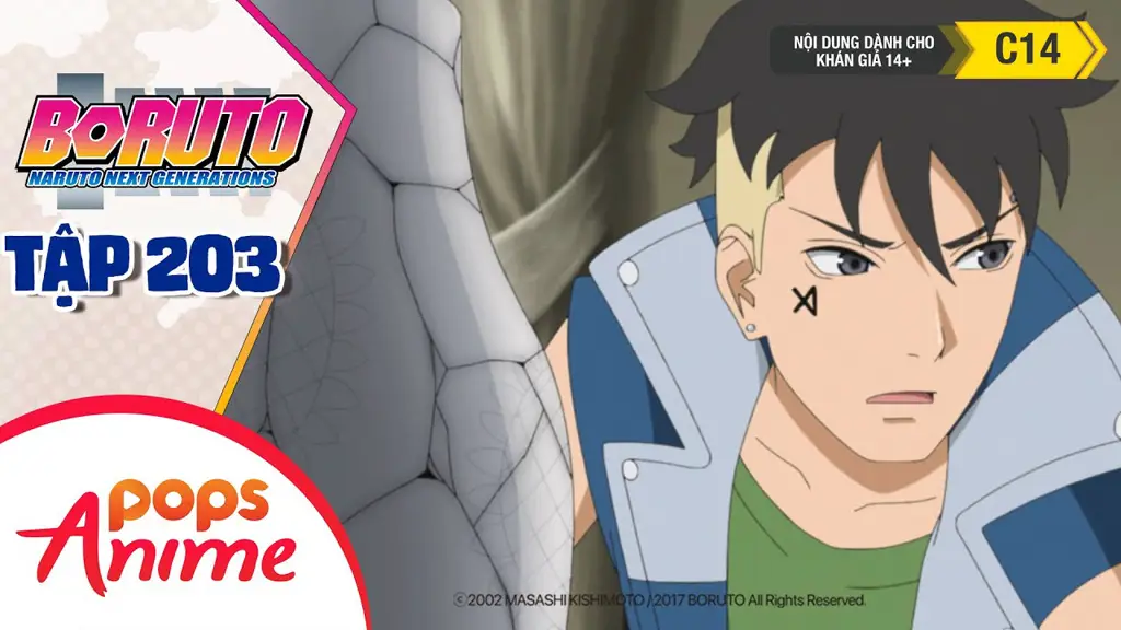 Gambar cuplikan adegan Boruto episode 203