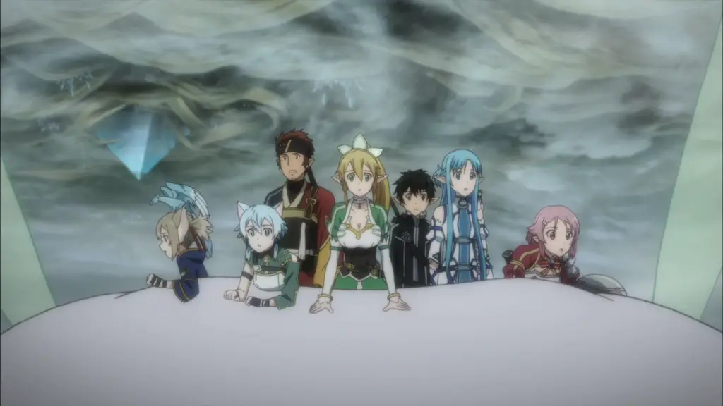 Gambar cuplikan Sword Art Online episode 15