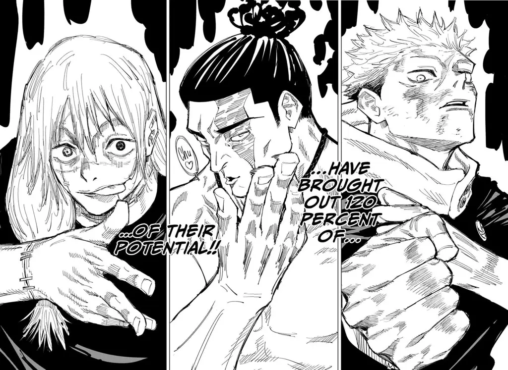 Panel-panel manga Jujutsu Kaisen