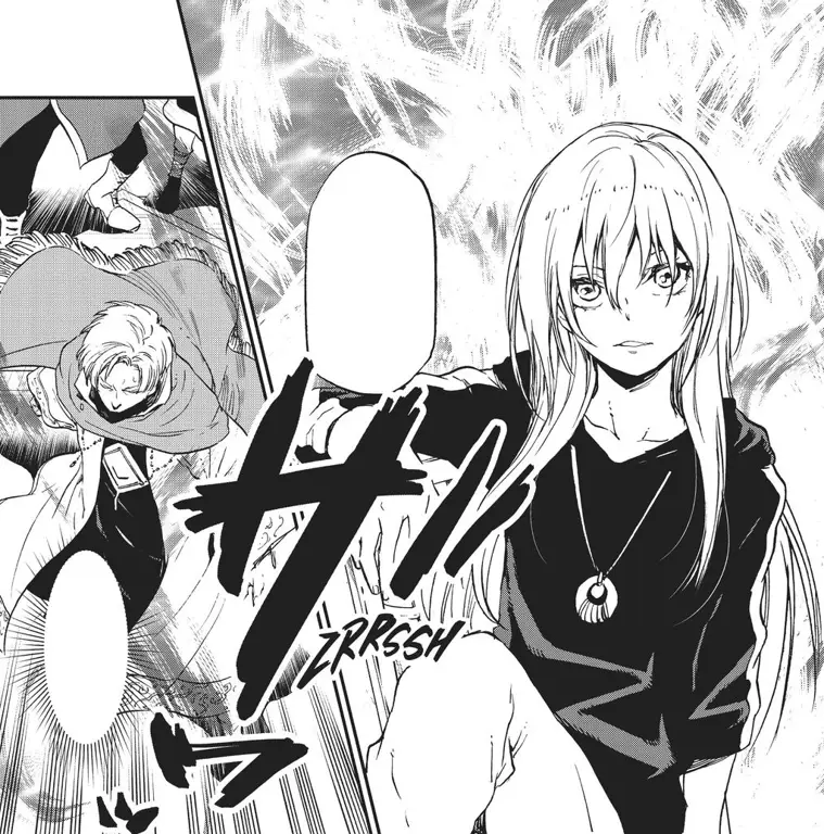 Panel-panel manga Tensei Shitara Slime Datta Ken