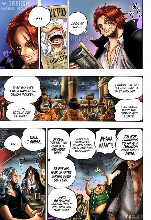 Panel-panel manga One Piece chapter 1051