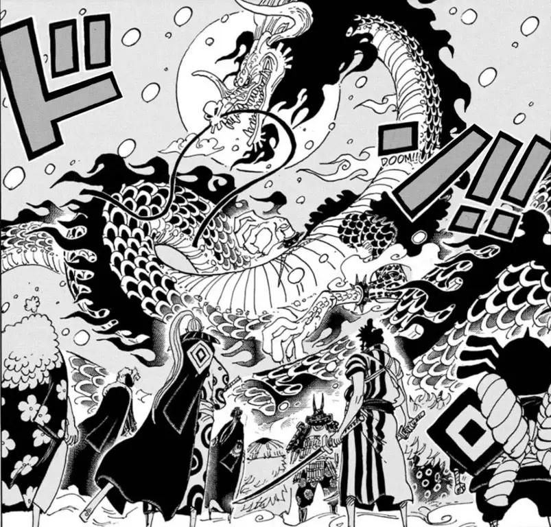 Panel-panel Menarik dari Manga One Piece 1044