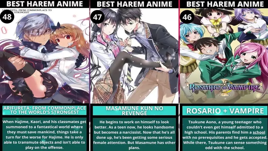 Rekomendasi anime harem terbaik