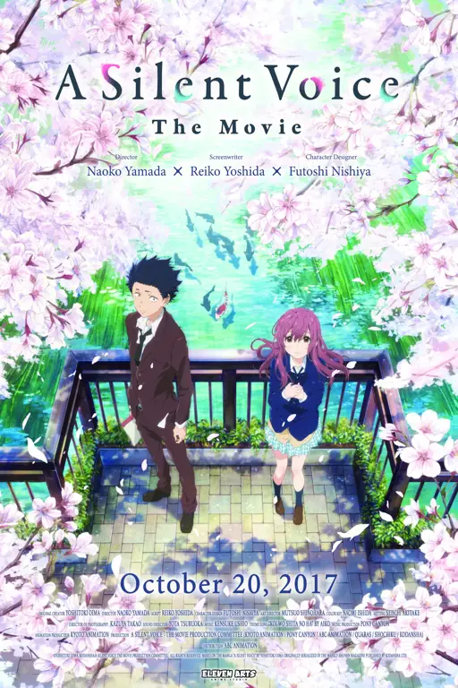 Para pengisi suara dalam versi bahasa Inggris A Silent Voice