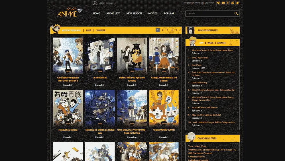 Berbagai situs streaming anime gratis