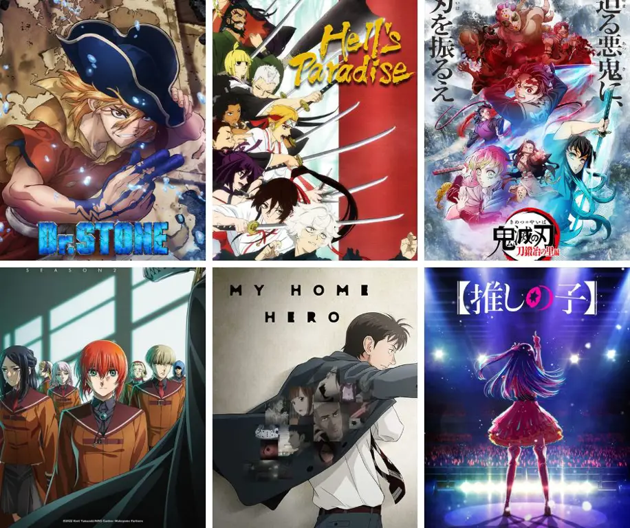 Gambar daftar tontonan anime musim semi 2023