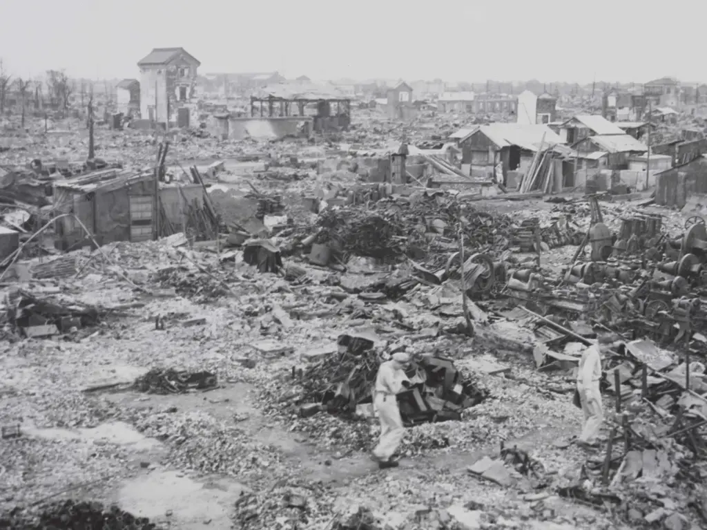 Foto-foto kerusakan pasca pemboman Hiroshima