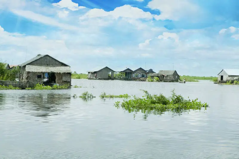 Danau Tonle Sap di Kamboja