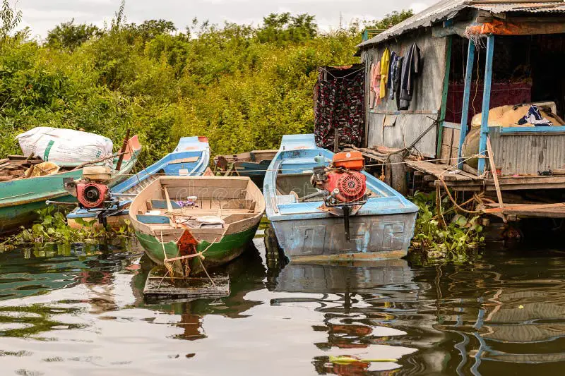 Danau Tonle Sap di Kamboja