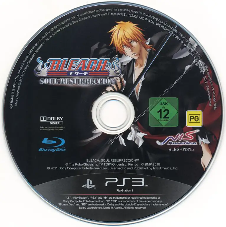 Gambar sampul game Bleach Blade Battlers PS3