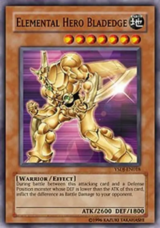 Kartu-kartu di Deck Hero Elemental milik Jaden Yuki