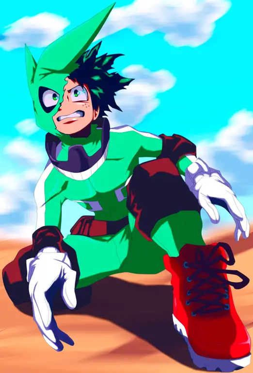 Izuku Midoriya (Deku) dari My Hero Academia