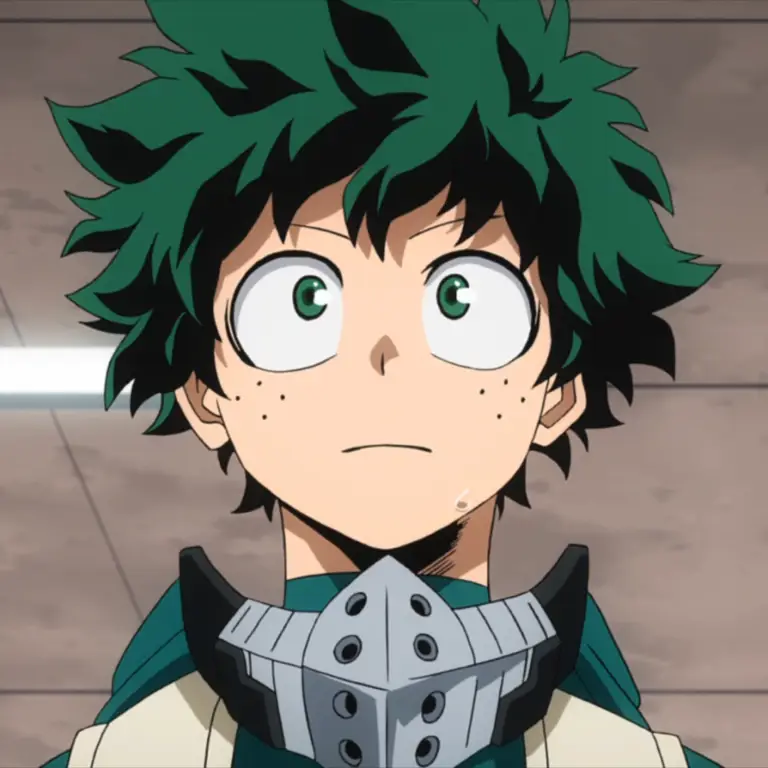 Karakter utama Deku dari Boku no Hero Academia