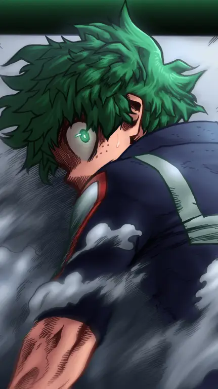 Izuku Midoriya (Deku) dari My Hero Academia