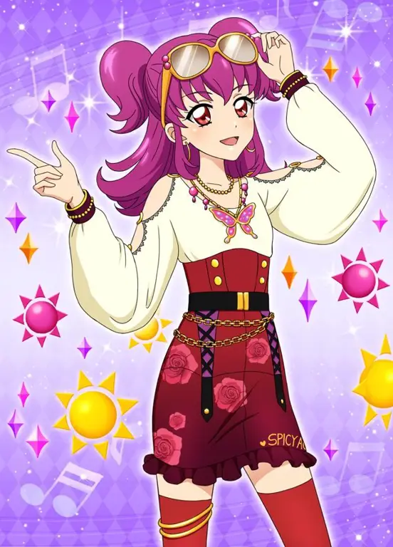 Gambar desain busana Aikatsu yang memukau