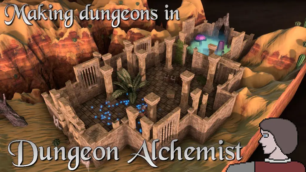 Contoh desain dungeon di Exiled Alchemist