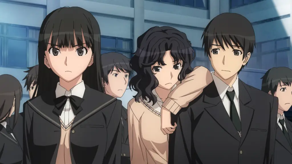 Desain karakter dari enam gadis utama dalam Amagami SS