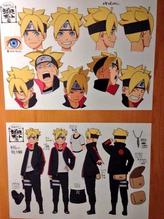 Karakter-karakter Boruto dengan desain yang keren