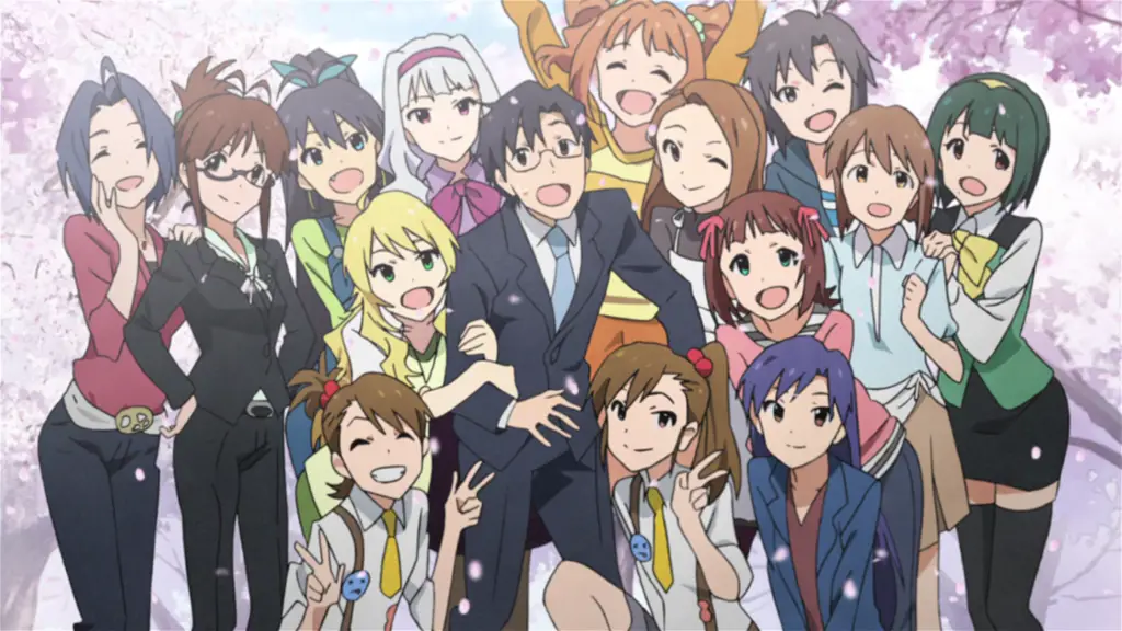 Gambar desain karakter Idolm@ster