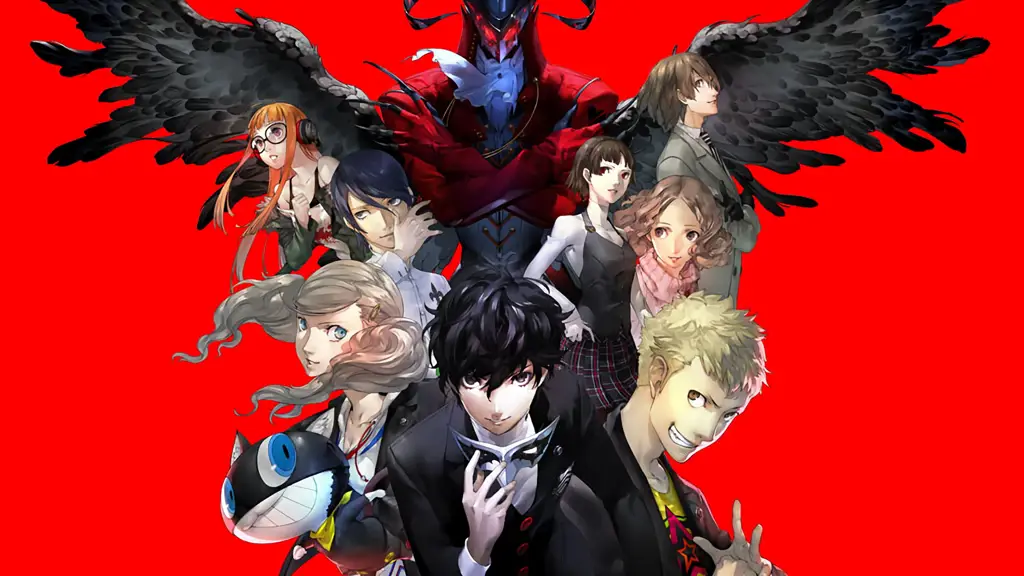 Karakter-karakter Persona 5 dengan gaya anime yang khas