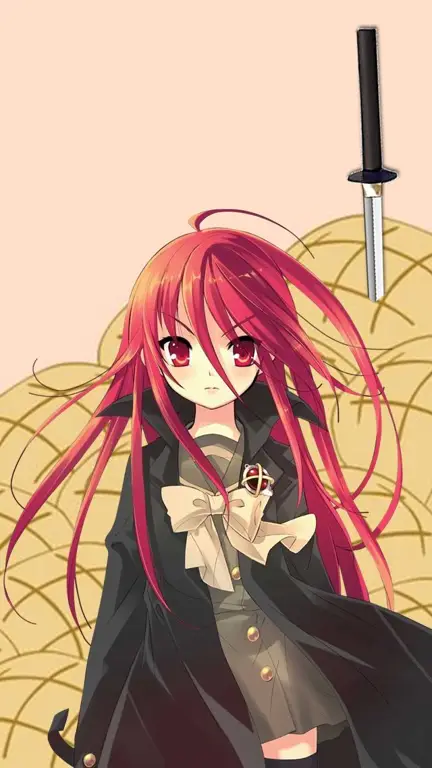 Gambar desain karakter Shana dalam anime