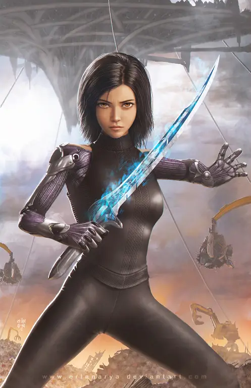 Desain karakter yang detail dan menarik dalam film Alita: Battle Angel Desain karakter Alita dan karakter lainnya