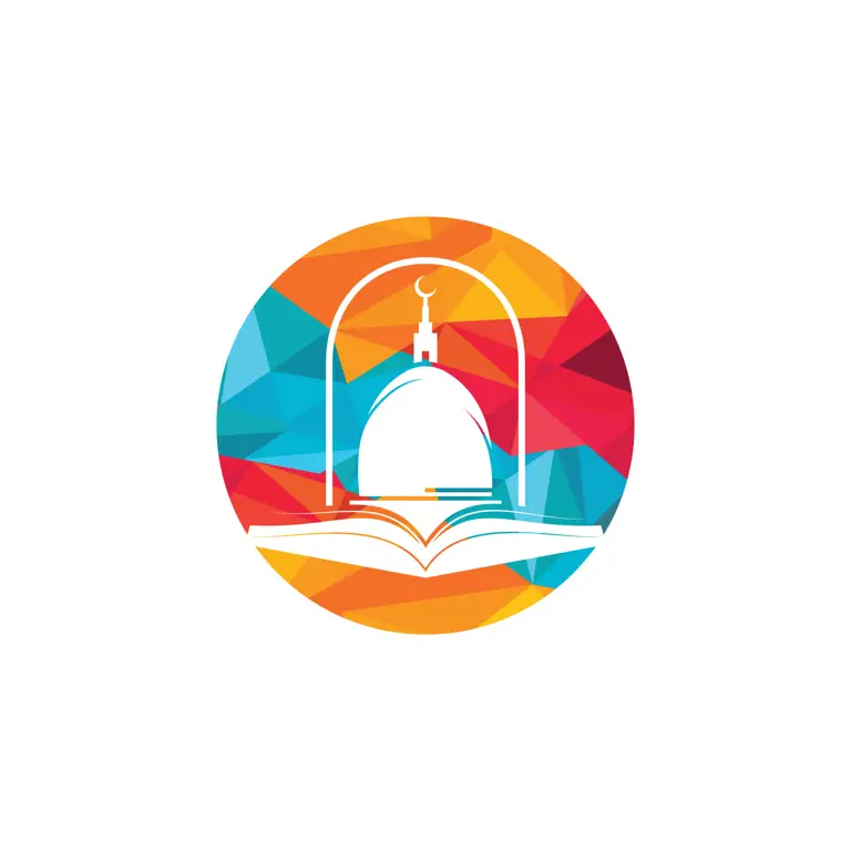 Contoh desain logo modern untuk sekolah Islam