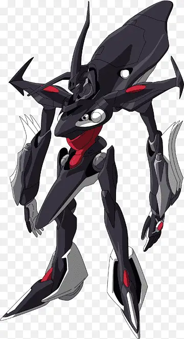 Gambar desain mecha Escaflowne yang ikonik