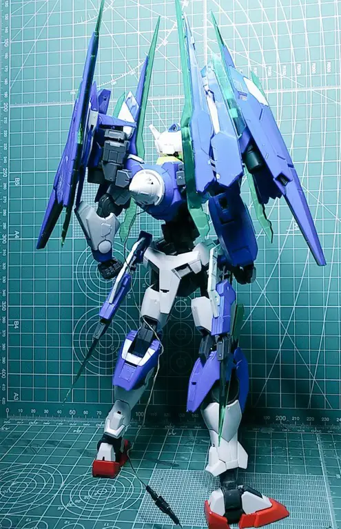 Gambar desain mecha Gundam 00 yang futuristik