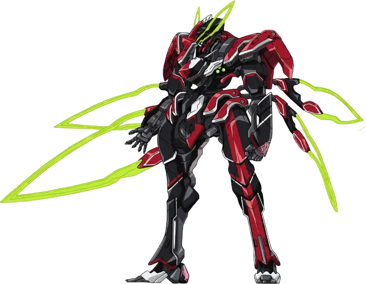 Gambar desain mecha Valvrave yang futuristik