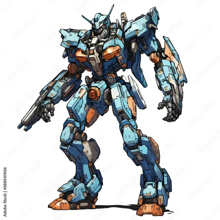 Desain mecha yang memukau dalam anime Maryuuin Kouga’s Last War