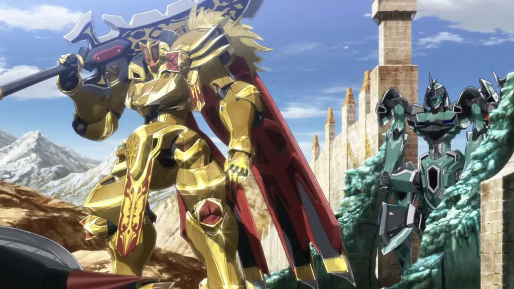 Robot-robot mecha dalam anime Knight and Magic