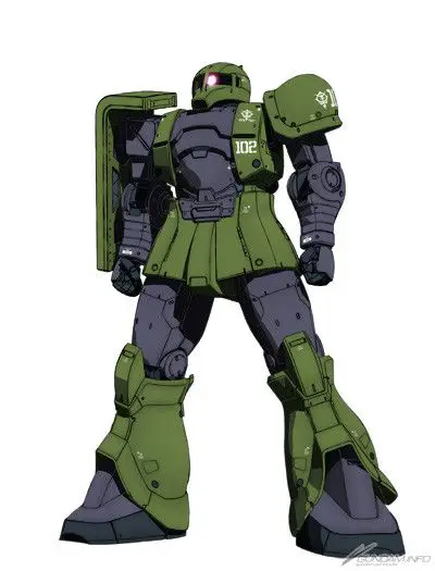 Gambar desain mecha di Mobile Suit Gundam The Origin