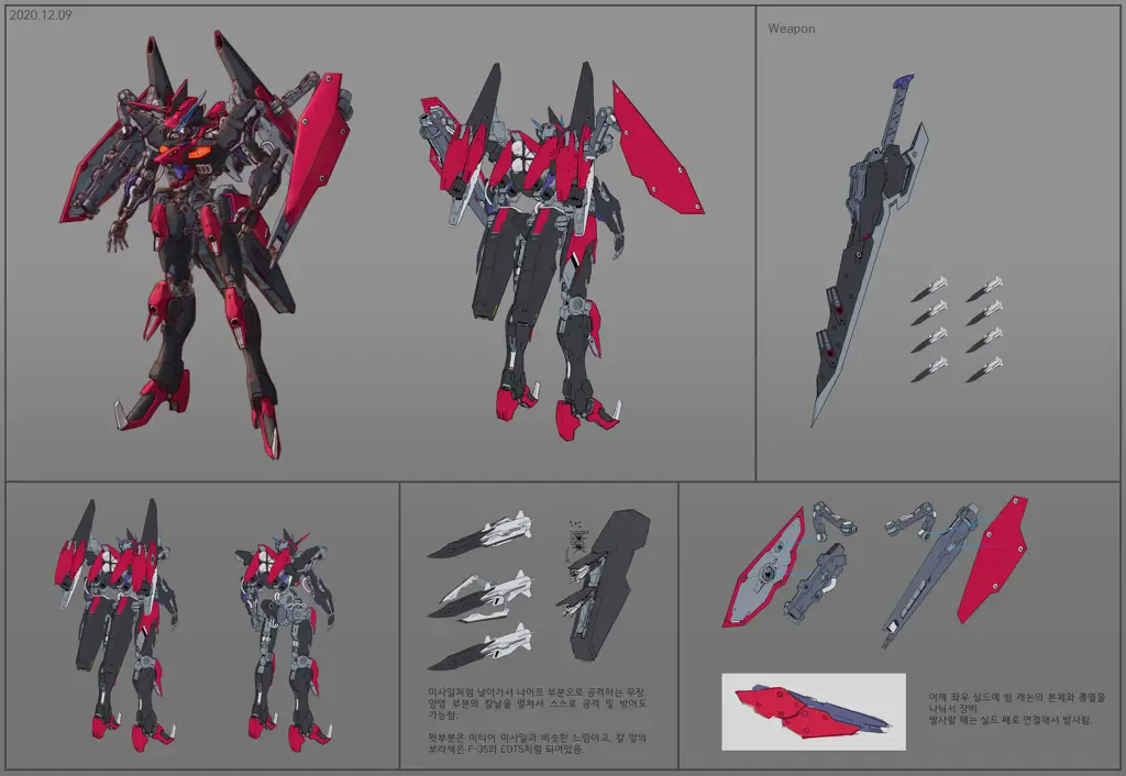 Gambar desain mecha Franxx