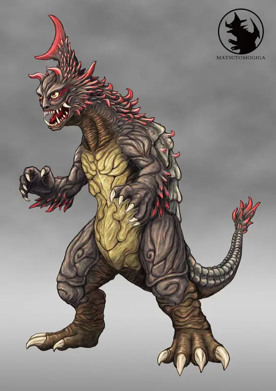 Desain Kaiju yang unik dan detail