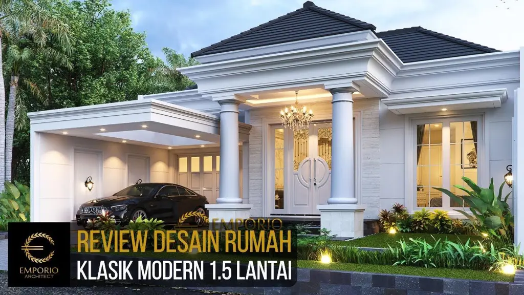 Rumah dengan desain modern di Bandar Lampung